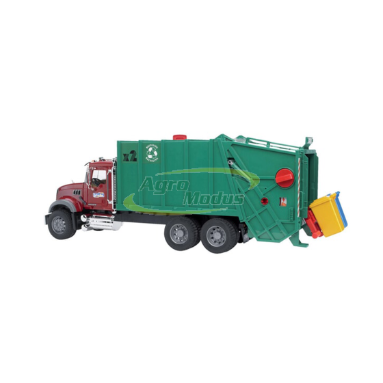 BRUDER U02812 MACK komunalni kamion igračka