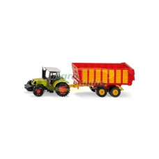 SIKU 01650 John Deere traktor s prikolicom za silažu igračka